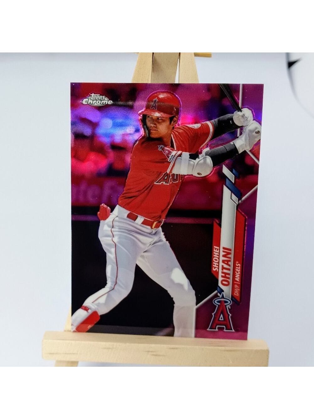 Shohei Ohtani #21 Topps Pink/Magenta Chrome Refractor 2020